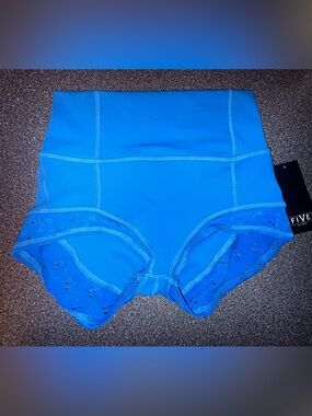 Five the Label NWT!! High-Waist Eye-lite Shorts in Bright Blue Size Adult Small